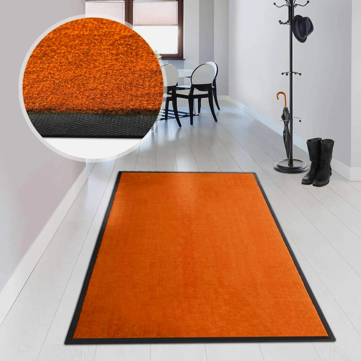 Conti Kapı Paspas Turuncu İç Mekan Yıkanabilir Kir tutucu Kapı önü Paspası