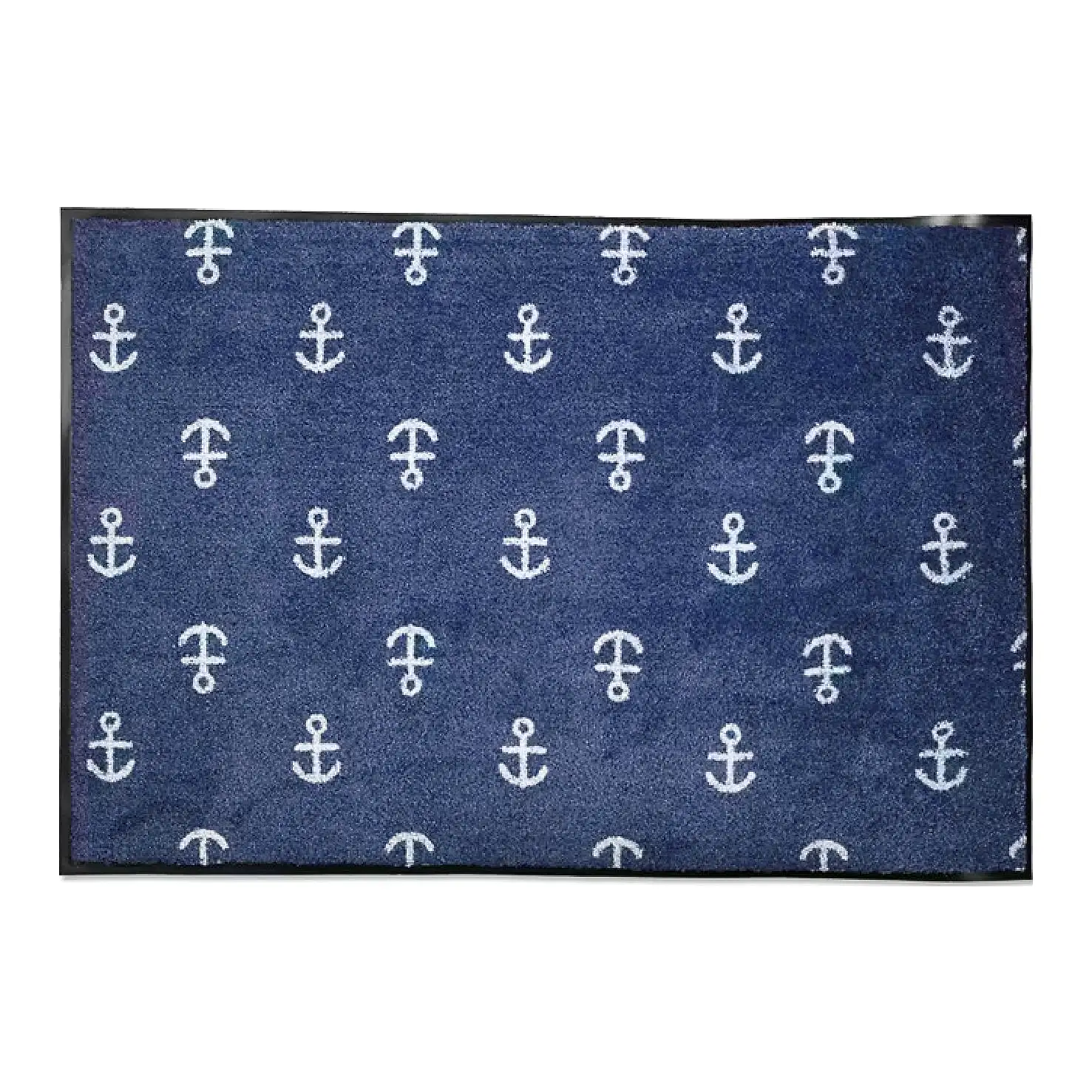 Marine Dekoratif Nem Alıcı Toz Alıcı Kapı Önü Paspası 