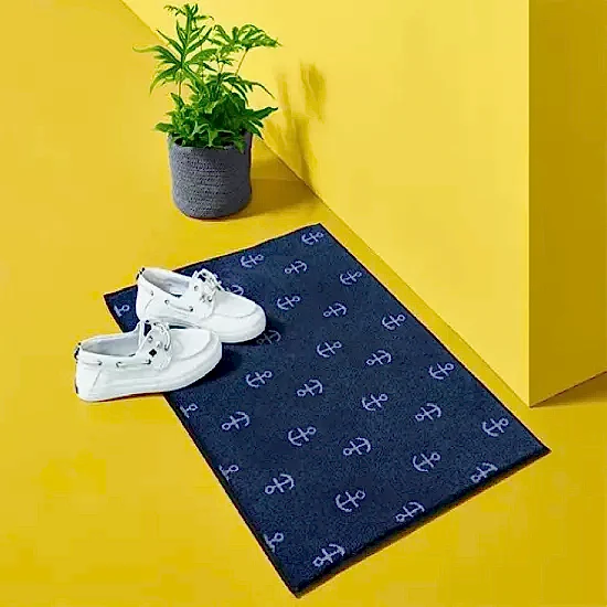 Dekoratif Nem Alıcı Toz Alıcı Kapı Önü Paspası 50x74