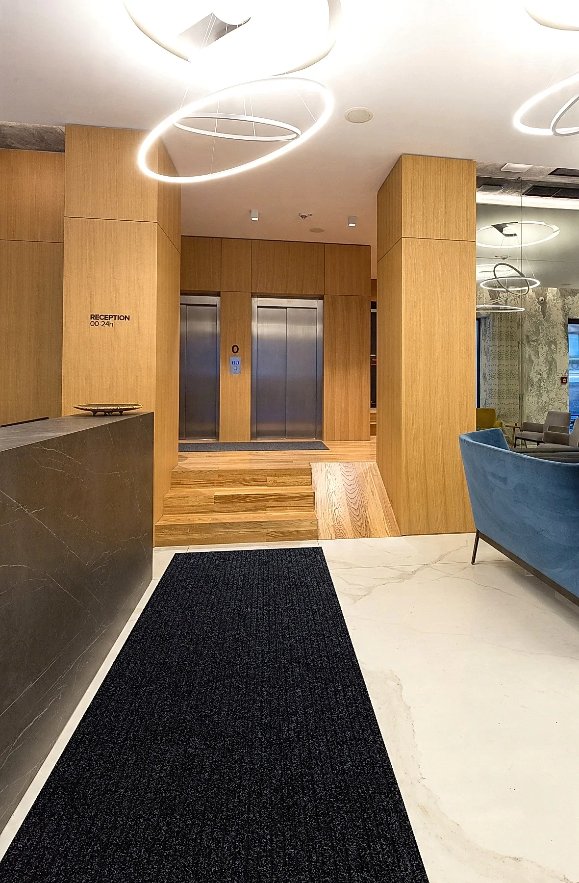 Hercules  Dış Mekan Antrasit Kapı Önü Paspası